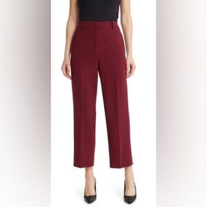 Theory Pants in Admiral Crepe, Red, Sz 4